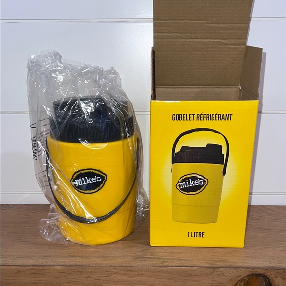 NIB - Mike's Hard Lemonade Yellow Cooler Jug with Handle - Picture 8 of 12